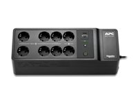 APC Back-UPS BE850G2-GR - UPS - AC 230 V - 520 Watt - 850 VA - utgångskontakter: 8 - svart BE850G2-GR