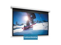 Da-Lite DescenderPro - Projektorduk - takmontering - motoriserad - 230 V - 113.39" (288 cm) - 4:3 - Matte White - RAL 9016 10146740