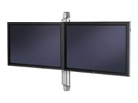 SMS Flatscreen X WH S1105 - Monteringssats (väggfäste) - för 2 LCD-bildskärmar/videokonferenssystem - vit, aluminium - skärmstorlek: 42" - 52" PD081004-P0