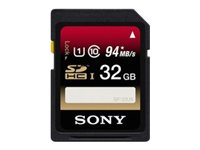 Sony SF32UX - Flash-minneskort - 32 GB - Class 10 - SDHC UHS-I - för Cyber-shot DSC-RX100 III, DSC-TX100, DSC-TX100V; a5100 ILCE-5100, ILCE-5100L, ILCE-5100Y SF32UX