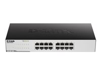 D-Link GO-SW-16G - Switch - ohanterad - 16 x 10/100/1000 - skrivbordsmodell GO-SW-16G/E