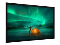 Da-Lite HomeScreen Deluxe - Projektorduk - 206" (524 cm) - 16:9 - HD Progressive 1.1 Contrast - svart 10600815