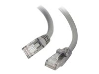 C2G - Patch-kabel - RJ-45 (hane) till RJ-45 (hane) - 50 cm - UTP - CAT 6 - startad, hakfri - grå 82489