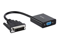 StarTech.com Aktiv DVI-D till VGA-kabeladapter - 1920x1200 - Videokort - DVI-D, Mikro-USB typ B (endast ström) till HD-15 (VGA) (hona) - 24.8 m - aktiv, 1920 x 1200 (WUXGA) stöd - svart DVI2VGAE