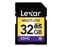 Lexar - Flash-minneskort - 32 GB - Class 6 - SDHC LSD32GABEUCL6