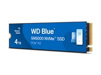 WD Blue SN5000 WDS400T4B0E-00BKY0 - SSD - 4 TB - inbyggd - M.2 2280 - PCIe 4.0 x4 (NVMe) WDS400T4B0E-00BKY0