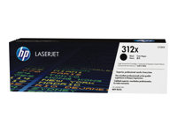 HP 312X - Lång livslängd - svart - original - LaserJet - tonerkassett (CF380X) - för Color LaserJet Pro MFP M476dn, MFP M476dw, MFP M476nw CF380X