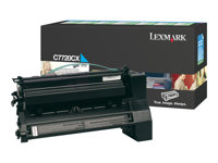 Lexmark - Extra lång livslängd - cyan - original - tonerkassett LCCP, LRP - för Lexmark C772, C772dn, C772dtn, C772n, X772e MFP, X772e MFP Page Plus Solution, X772es MFP C7720CX