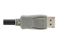 Eaton Tripp Lite Series DisplayPort Extension Cable with Active Repeater and Latching Connector (M/F), 4K 60 Hz, HDR, 4:4:4, HDCP 2.2, 20 ft. (6.1 m), TAA - DisplayPort-kabel - TAA-kompatibel - DisplayPort (hane) till DisplayPort (hona) - DisplayPort 1.2 - 6.1 m - passiv, guldpläterade kontakter, aktiv förstärkare, 4K60Hz stöd - svart, grå P579-020-4K6