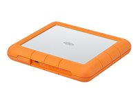 LaCie Rugged RAID Shuttle STHT8000800 - Hårddiskarray - 8 TB - 2 fack - HDD 4 TB x 2 - USB 3.1 (extern) - med 3 years Rescue Data Recovery Service Plan STHT8000800