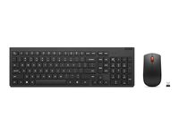 Lenovo Essential Wireless Combo Gen 2 - sats med tangentbord och mus - Svenska/finska - svart Inmatningsenhet 4X31N50740