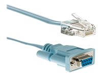 Cisco - Seriell kabel - RJ-45 (hane) till DB-9 (hona) - för Cisco 28XX, 28XX 2-pair, 28XX 4-pair, 28XX V3PN; Catalyst 2960 CAB-CONSOLE-RJ45=
