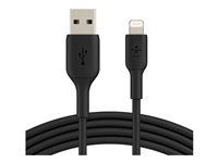 Belkin BOOST CHARGE - Lightning-kabel - Lightning hane till USB hane - 15 cm - svart CAA001BT0MBK