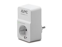 APC SurgeArrest Essential - Överspänningsskydd - AC 230 V - utgångskontakter: 1 - Italien - vit PM1W-IT