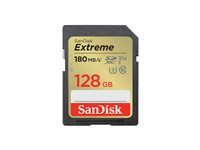 SanDisk - Flash-minneskort - 128 GB - Video Class V30 / UHS-I U3 / Class10 - SDXC UHS-I SDSDXVA-128G-GNCIN