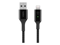 Belkin BOOST CHARGE Smart - Lightning-kabel - USB hane till Lightning hane - 1.2 m - svart CAA007BT04BK