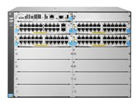 HPE 5412R-92G-PoE+/2SFP+ (No PSU) v2 zl2 Switch - Switch - L4 - Administrerad - 92 x 10/100/1000 (PoE+) + 2 x 10 Gigabit SFP+ - rackmonterbar - PoE+ J9825A