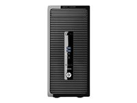 HP ProDesk 400 G2 - microtower - Pentium G3240 3.1 GHz - 4 GB - HDD 500 GB - TAA-kompatibel J4B20EA#ABS