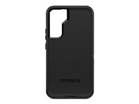 OtterBox Defender Series - Baksidesskydd för mobiltelefon - robust - polykarbonat, syntetiskt gummi - svart - för Samsung Galaxy S22+ 77-86378