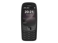 Nokia 6310 - Funktionstelefon - dual-SIM - RAM 16 MB / Internal Memory 8 MB - microSD slot - rear camera 0,3 MP - svart 16POSB01A07