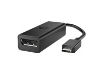 HP G2 - Videokort - 24 pin USB-C till DisplayPort - svart 8Y8Y1AA