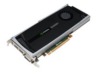 NVIDIA Quadro 4000 - Grafikkort - Quadro 4000 - 2 GB GDDR5 - DVI, 2 x DisplayPort - för Precision R5500, T3500, T5500, T7500 490-12401