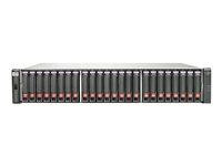 HPE P2000 G3 FC Dual Controller - Hårddiskarray - 7.2 TB - 24 fack ( SATA-300 / SAS-2 ) - 12 x 600 GB - 8Gb Fibre Channel (extern) - kan monteras i rack - 2U BV914B