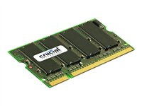 Crucial - DDR - modul - 1 GB - SO DIMM 200-pin - 400 MHz / PC3200 - CL3 - 2.5 V - ej buffrad - icke ECC CT12864X40B