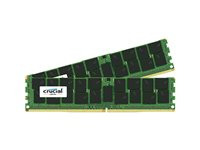 Crucial - DDR4 - sats - 32 GB: 2 x 16 GB - DIMM 288-pin - 2133 MHz / PC4-17000 - CL15 - 1.2 V - registrerad - ECC CT2K16G4RFD4213