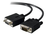 Belkin Gold Series - VGA-förlängningskabel - HD-15 (VGA) (hane) till HD-15 (VGA) (hona) - 15 m F2N025B15M-GLD