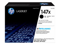 HP 147X - Lång livslängd - svart - original - LaserJet - tonerkassett (W1470X) - för LaserJet Enterprise MFP M634, MFP M637; LaserJet Enterprise Flow MFP M634, MFP M635 W1470X
