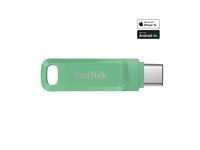 SanDisk Ultra Dual Drive Go - USB flash-enhet - 512 GB - USB 3.2 Gen 1 / USB-C - absinthe green SDDDC3-512G-G46AG