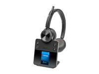 Poly Savi 7420 OFFICE - Savi 7400 series - headset - på örat - DECT / Bluetooth - trådlös - svart 8L560AA