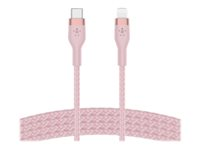 Belkin BOOST CHARGE - Lightning-kabel - 24 pin USB-C hane till Lightning hane - 1 m - rosa CAA011BT1MPK