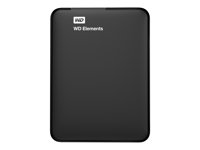 WD Elements Portable WDBUZG7500ABK - Hårddisk - 750 GB - extern (portabel) - USB 3.0 WDBUZG7500ABK-EESN