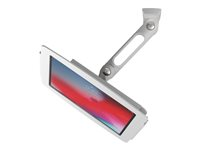 Compulocks iPad Pro 11" (1-4th Gen) Space Enclosure Swing Wall Mount - Hölje - Antistöld - för surfplatta - låsbar - höggradig aluminium - vit - skärmstorlek: 12.9" - väggmonterbar, monterbar på ytor, bänkskiva - för Apple 11-inch iPad Pro (1:a generation, 2a generation, 3:e generationen, 4:e generation) 827W211SENW