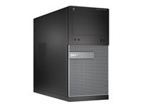 Dell OptiPlex 3020 MT/i5-4570 (3.20GHz, 6MB)/4GB (1x4GB) 1600MHz/500GB SATA 7.2k 3.5"/Intel HD 4600/DVD RW/Mouse/ MUI Win7Pro64/Win8 OS DVD/Office Trial/ Black/ Keyborad/ inkl 1 års PRO Support 3020-3964+KB