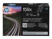 HP 159X - Lång livslängd - svart - original - LaserJet - box - tonerkassett (W1590X) W1590X