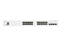 Cisco Business 350 Series 350-24T-4G - Switch - L3 - Administrerad - 24 x 10/100/1000 + 4 x SFP - rackmonterbar CBS350-24T-4G-EU