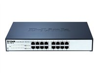 D-Link EasySmart Switch DGS-1100-16 - Switch - Administrerad - 16 x 10/100/1000 - skrivbordsmodell DGS-1100-16