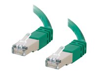 C2G - Patch-kabel - RJ-45 (hane) till RJ-45 (hane) - 30 m - STP - CAT 5e - formpressad, tvinnad - grön 83838