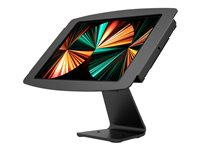 Compulocks iPad Pro 12.9" (3-6th Gen) Space Enclosure Rotating Counter Stand - Monteringssats (skruvar, hölje, avtagbart skydd för hemknapp, monteringssats, 2 nycklar, VESA-monteringsbas) - för surfplatta - låsbar - svart - skärmstorlek: 12.9" - skrivbord - för Apple 12.9-inch iPad Pro 303B299PSENB