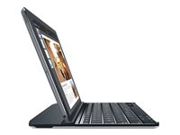 Logitech Ultrathin - Tangentbord och foliefodral - Bluetooth - schweizisk - rymdgrå 920-006268