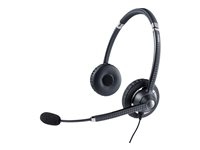 Jabra UC Voice 750 Duo - Headset - på örat - kabelansluten - USB - mörka 7599-829-409