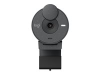 Logitech BRIO 300 - Webbkamera - färg - 2 MP - 1920 x 1080 - 1080p, 720p - ljud - USB-C 960-001436