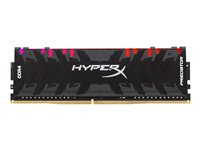 HyperX Predator RGB - DDR4 - modul - 16 GB - DIMM 288-pin - 3000 MHz / PC4-24000 - CL15 - 1.35 V - ej buffrad - icke ECC - svart HX430C15PB3A/16