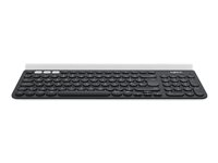 Logitech K780 Multi-Device - Tangentbord - trådlös - Bluetooth, 2.4 GHz - brittisk - vit 920-008041