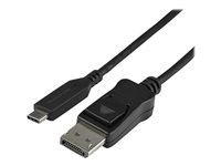 StarTech.com 3.3ft/1m USB C to DisplayPort 1.4 Cable, 4K/5K/8K USB Type-C to DP 1.4 Alt Mode Video Adapter Converter, HBR3/HDR/DSC, 8K 60Hz DP 1.4 Monitor Cable for USB-C and Thunderbolt 3 - USB-C to DP 8K Cable (CDP2DP141MB) - Extern videoadapter - USB-C - DisplayPort - svart - för P/N: TB4CDOCK CDP2DP141MB