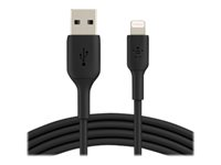 Belkin BOOST CHARGE - Lightning-kabel - Lightning hane till USB hane - 3 m - svart CAA001BT3MBK