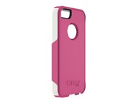 OtterBox Commuter Apple iPhone 5 - Fodral för mobiltelefon - silikon, gummi - avon-rosa 77-23400